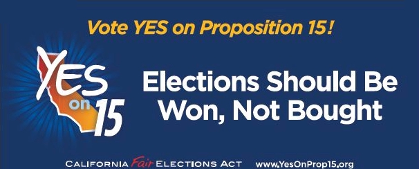 Vote Yes on Prop 15, June 
8